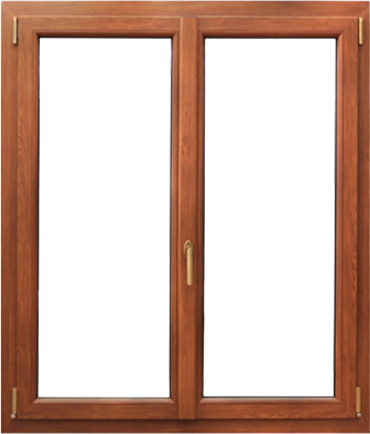 Render di un infisso in legno/alluminio - Esa Italy Serramenti