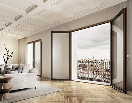 Infissi in PVC - Linea Termofibra Agio