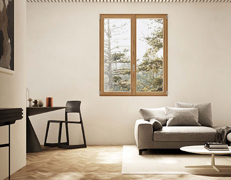 Infissi in PVC - Linea Termofibra Ego